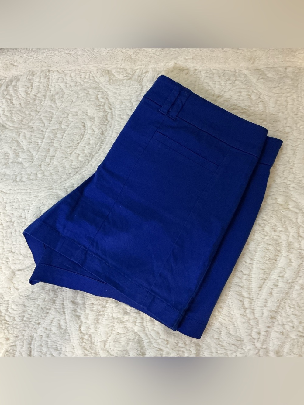 New York & Company Cobalt Blue Tailored Shorts Sz 8